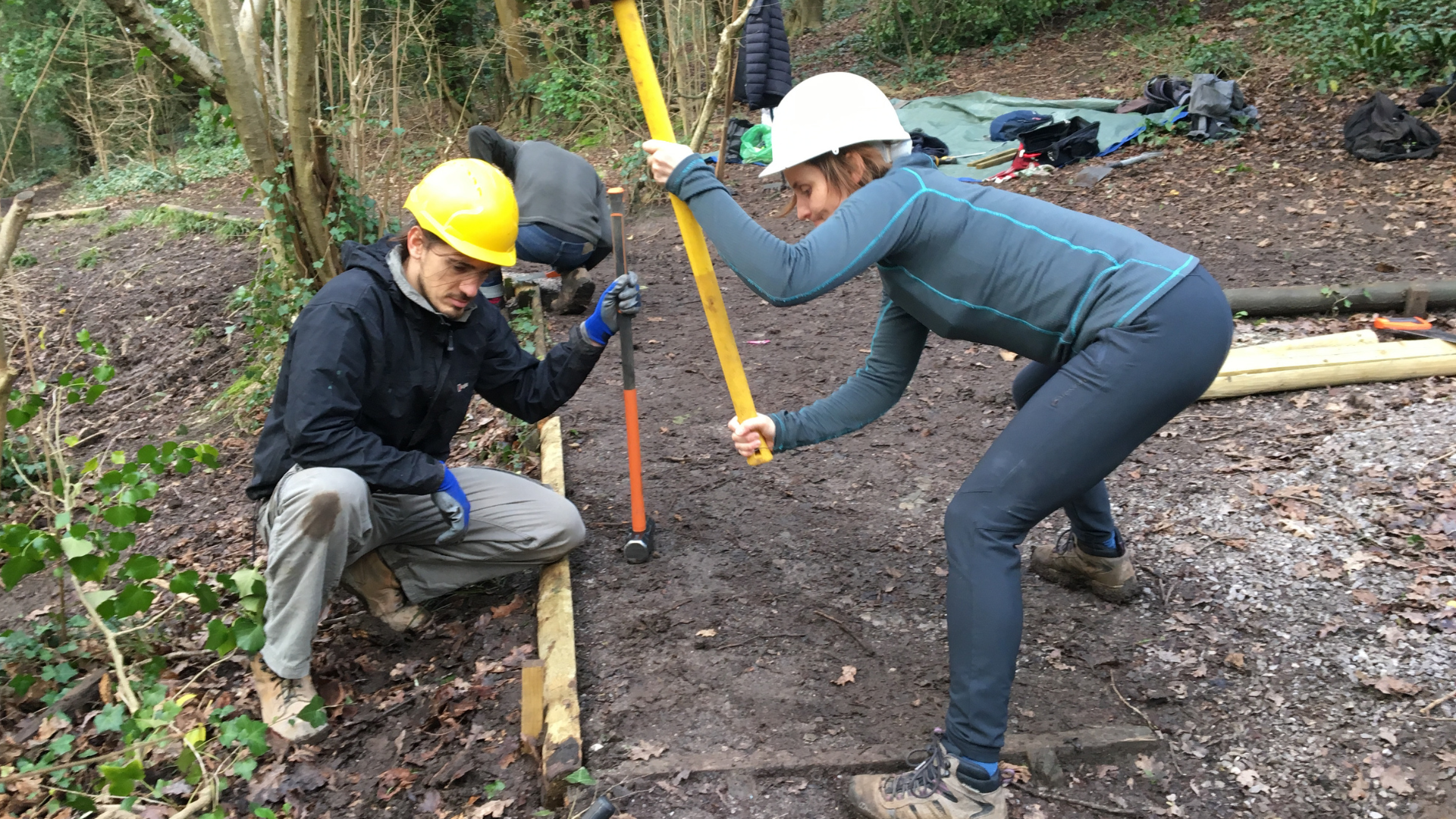 Volunteer footpath